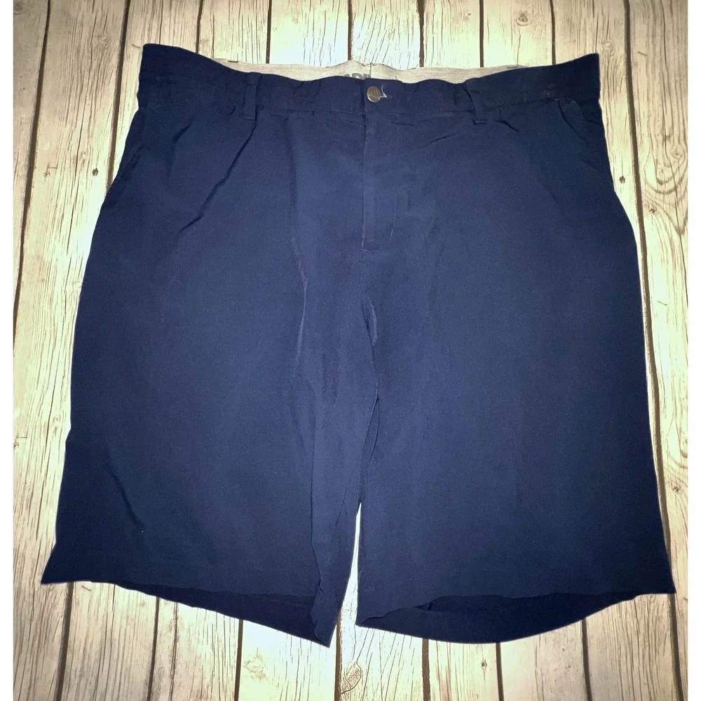 Adidas Golf Shorts Men Size 42 Navy Flat Performance Athletic 9
